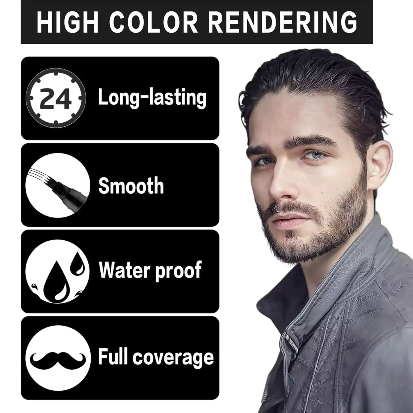 Waterproof Beard Filler Magic Pen - Perfect Beard Shaping Kit