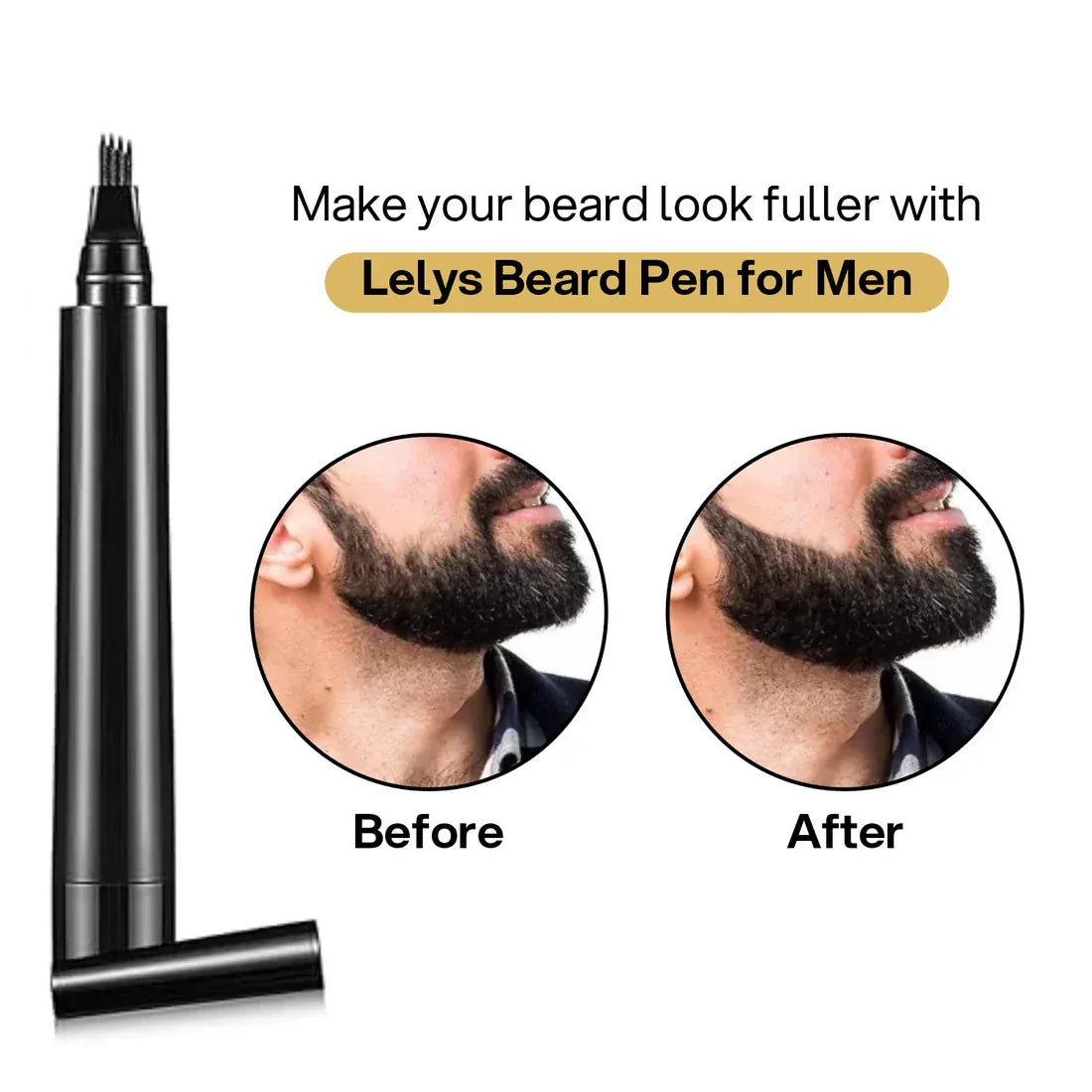 Waterproof Beard Filler Magic Pen - Perfect Beard Shaping Kit