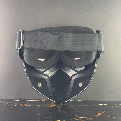 Detachable Bike Face Mask with Goggles (Imported)