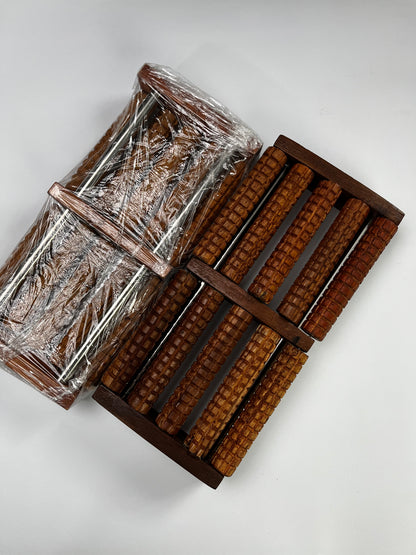 Studded Wooden Foot Relaxer With Steel Rod (Flat 40% off)