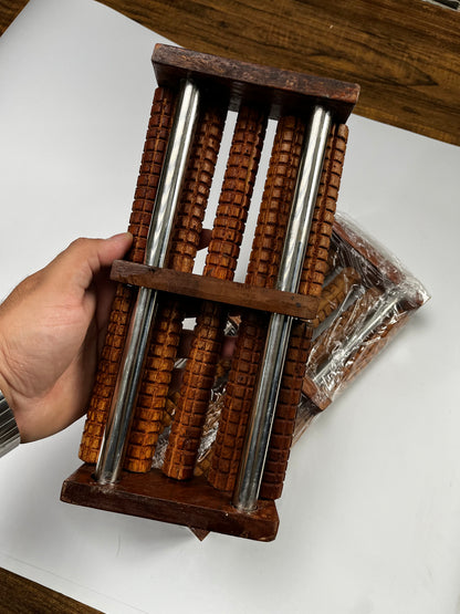 Studded Wooden Foot Relaxer With Steel Rod (Flat 40% off)