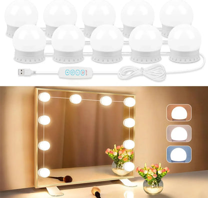 LED Vanity Mirror Lights (10 Bulbs)
