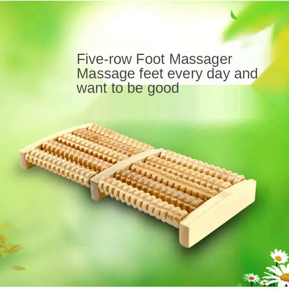 Studded Wooden Foot Relaxer With Steel Rod (Flat 40% off)