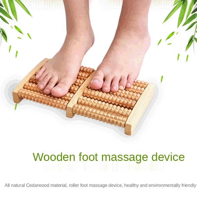 Studded Wooden Foot Relaxer With Steel Rod (Flat 40% off)